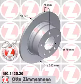 Тормозной диск (ZIMMERMANN: 150.3435.20)