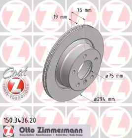 Тормозной диск (ZIMMERMANN: 150.3436.20)