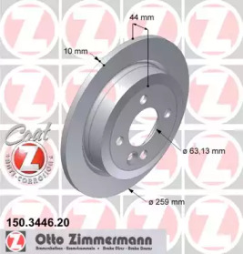 Тормозной диск (ZIMMERMANN: 150.3446.20)