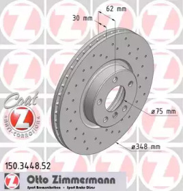 Тормозной диск (ZIMMERMANN: 150.3448.52)