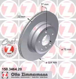 Тормозной диск (ZIMMERMANN: 150.3464.20)