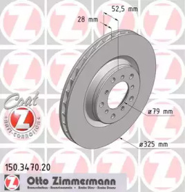 Тормозной диск (ZIMMERMANN: 150.3470.20)