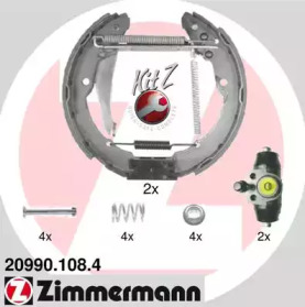 Комлект тормозных накладок (ZIMMERMANN: 20990.108.4)