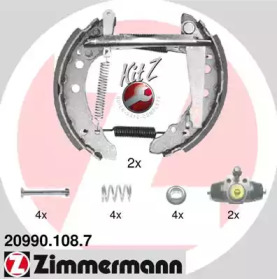 Комлект тормозных накладок (ZIMMERMANN: 20990.108.7)