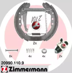 Комлект тормозных накладок (ZIMMERMANN: 20990.110.9)