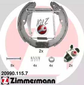 Комлект тормозных накладок (ZIMMERMANN: 20990.115.7)