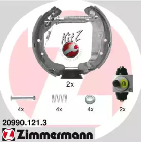 Комлект тормозных накладок (ZIMMERMANN: 20990.121.3)