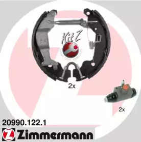 Комлект тормозных накладок (ZIMMERMANN: 20990.122.1)