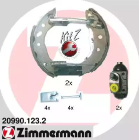 Комлект тормозных накладок (ZIMMERMANN: 20990.123.2)