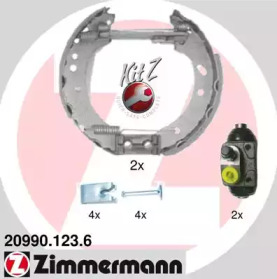 Комлект тормозных накладок (ZIMMERMANN: 20990.123.6)