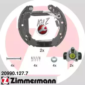 Комлект тормозных накладок (ZIMMERMANN: 20990.127.7)