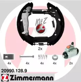 Комлект тормозных накладок (ZIMMERMANN: 20990.128.9)