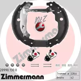 Комлект тормозных накладок (ZIMMERMANN: 20990.130.0)