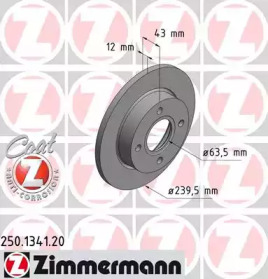 Тормозной диск (ZIMMERMANN: 250.1341.20)