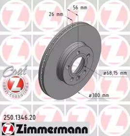 Тормозной диск (ZIMMERMANN: 250.1346.20)