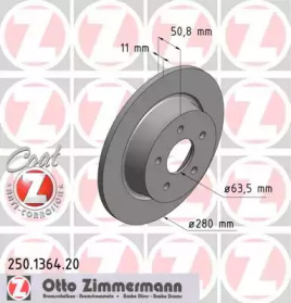 Тормозной диск (ZIMMERMANN: 250.1364.20)