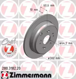 Тормозной диск (ZIMMERMANN: 280.3182.20)