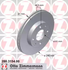 Тормозной диск (ZIMMERMANN: 280.3154.00)