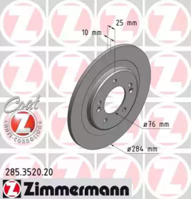 Тормозной диск (ZIMMERMANN: 285.3520.20)