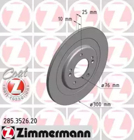 Тормозной диск (ZIMMERMANN: 285.3526.20)