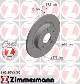 Тормозной диск (ZIMMERMANN: 370.3052.20)