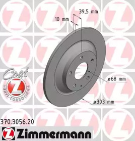 Тормозной диск (ZIMMERMANN: 370.3056.20)