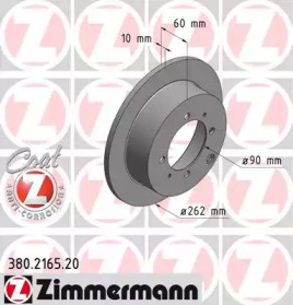 Тормозной диск (ZIMMERMANN: 380.2165.20)