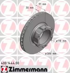 Тормозной диск (ZIMMERMANN: 400.1444.00)