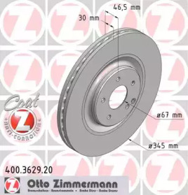 Тормозной диск (ZIMMERMANN: 400.3629.20)