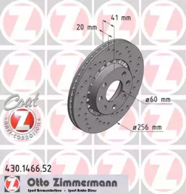 Тормозной диск (ZIMMERMANN: 430.1466.52)