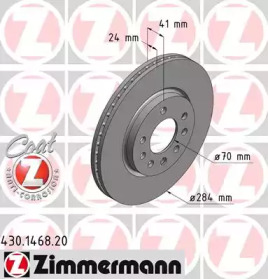 Тормозной диск (ZIMMERMANN: 430.1468.20)