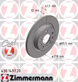 Тормозной диск (ZIMMERMANN: 430.1497.20)