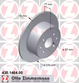 Тормозной диск (ZIMMERMANN: 430.1464.00)