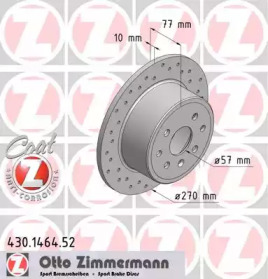 Тормозной диск (ZIMMERMANN: 430.1464.52)