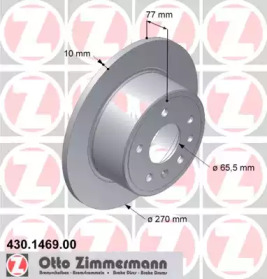 Тормозной диск (ZIMMERMANN: 430.1469.00)