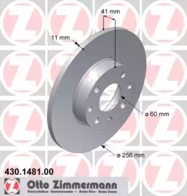 Тормозной диск (ZIMMERMANN: 430.1481.00)