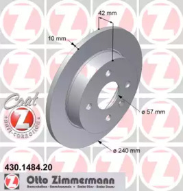 Тормозной диск (ZIMMERMANN: 430.1484.20)