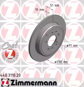 Тормозной диск (ZIMMERMANN: 440.3110.20)