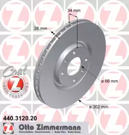 Тормозной диск (ZIMMERMANN: 440.3120.20)