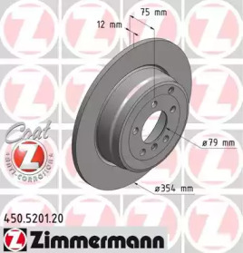 Тормозной диск (ZIMMERMANN: 450.5201.20)