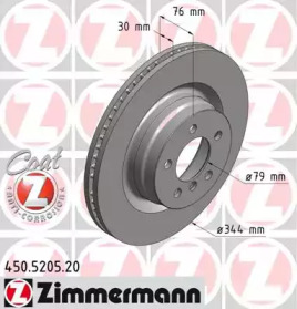 Тормозной диск (ZIMMERMANN: 450.5205.20)