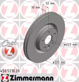 Тормозной диск (ZIMMERMANN: 450.5210.20)