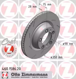 Тормозной диск (ZIMMERMANN: 460.1586.20)