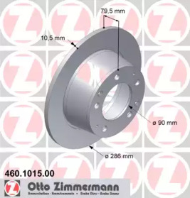 Тормозной диск (ZIMMERMANN: 460.1015.00)