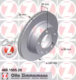 Тормозной диск (ZIMMERMANN: 460.1505.20)