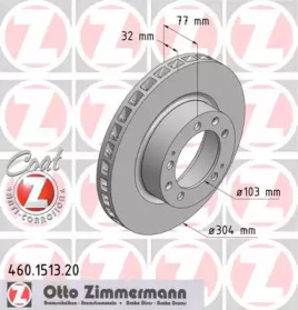 Тормозной диск (ZIMMERMANN: 460.1513.20)