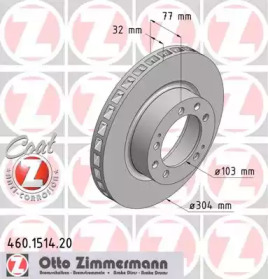 Тормозной диск (ZIMMERMANN: 460.1514.20)