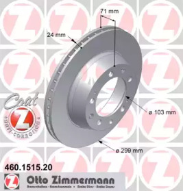 Тормозной диск (ZIMMERMANN: 460.1515.20)