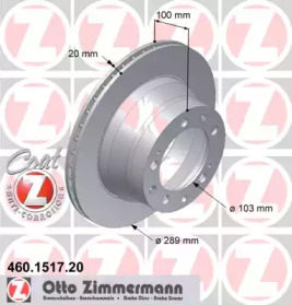 Тормозной диск (ZIMMERMANN: 460.1517.20)