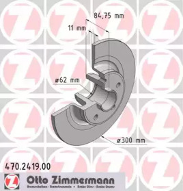 Тормозной диск (ZIMMERMANN: 470.2419.00)